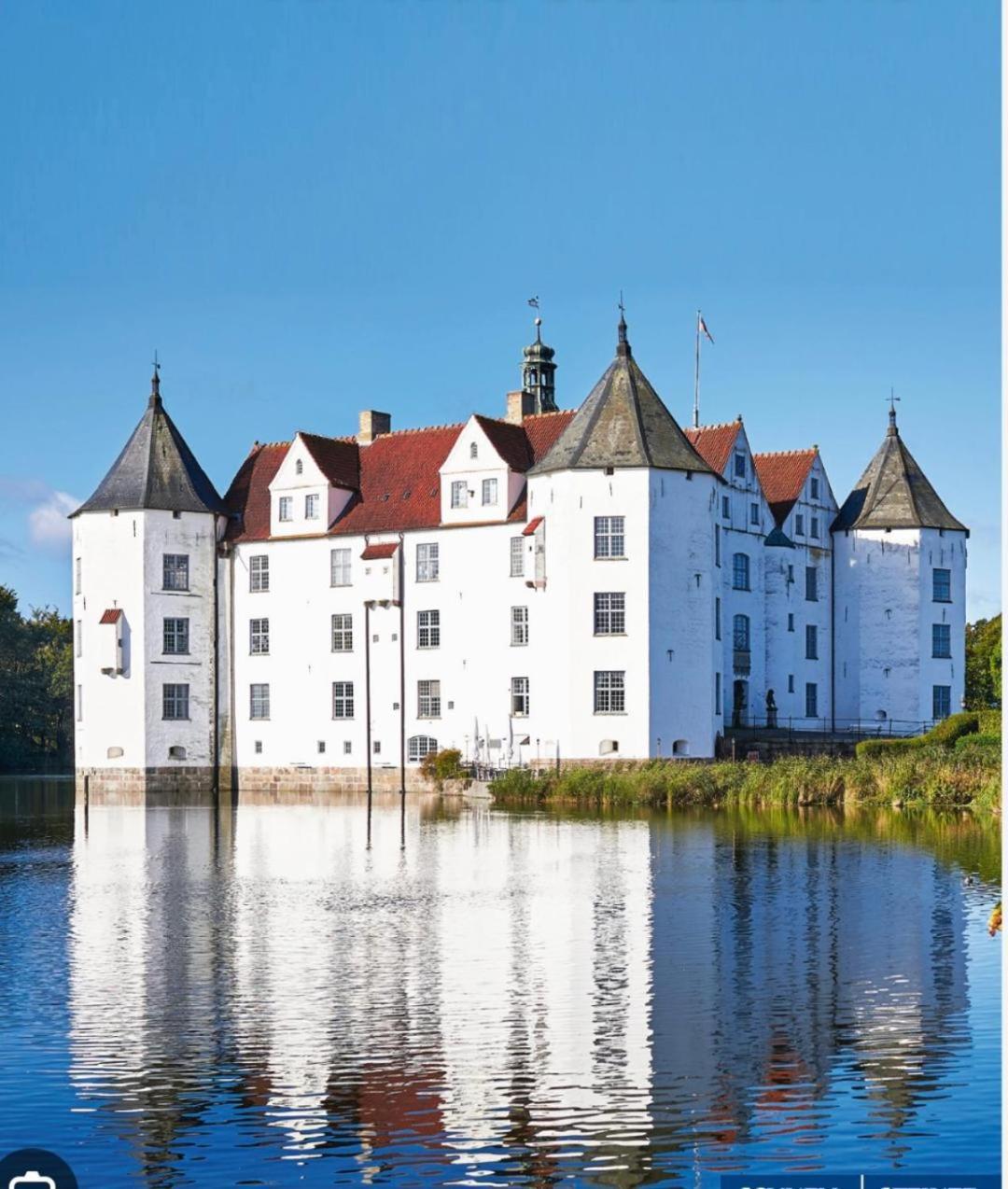 Ferienwohnung Am Schlosspark Glücksburg Esterno foto