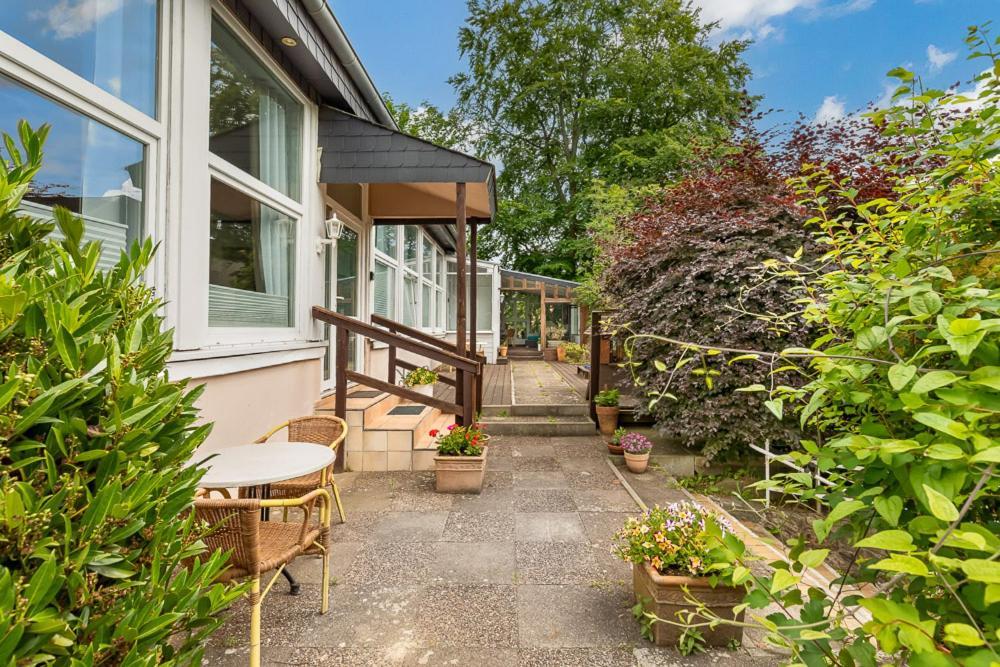Ferienwohnung Am Schlosspark Glücksburg Esterno foto