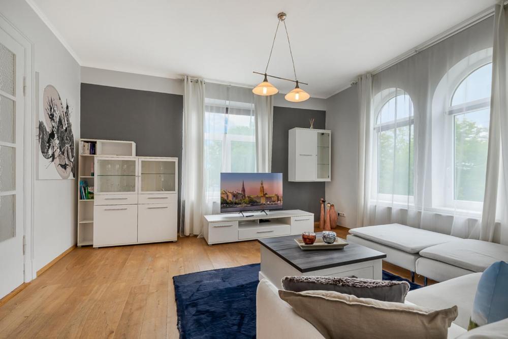 Ferienwohnung Am Schlosspark Glücksburg Esterno foto